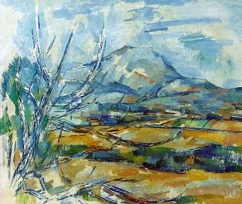 Paul Cezanne : Montagne Sainte-Victoire